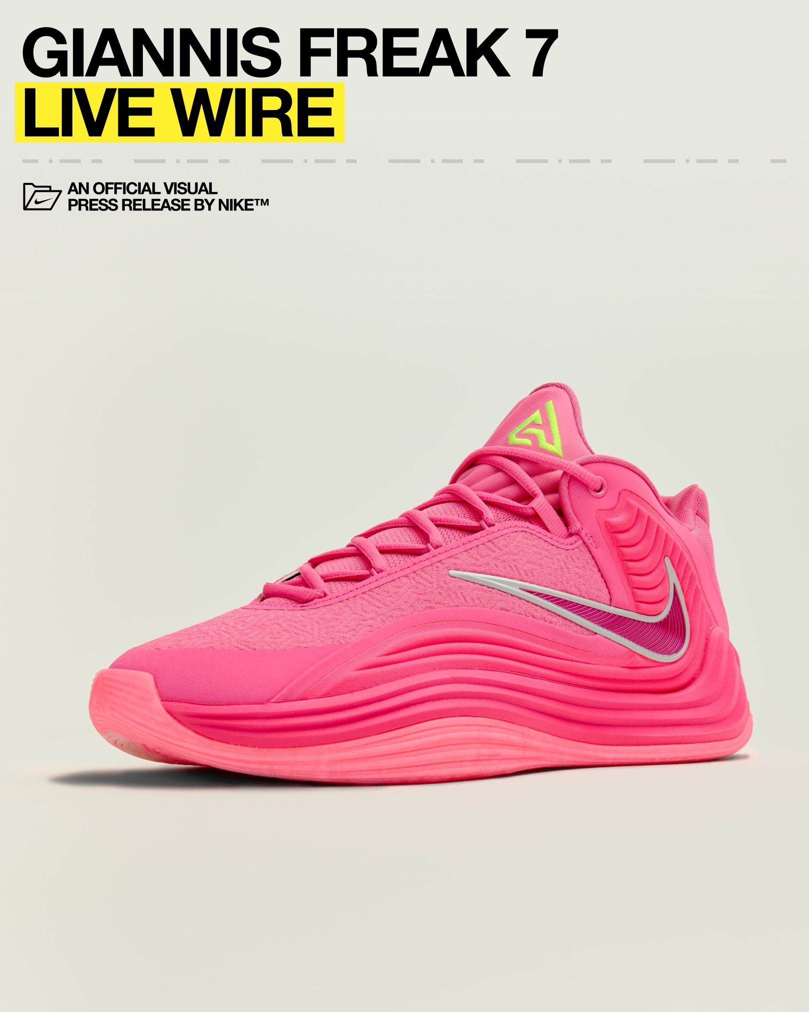Nike Giannis Freak 7 “Live Wire” Arrives August 22 | House of Heat°
