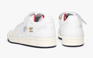 sns adidas forum low white red navy metallic gold release date 3