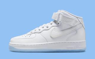 The Next Air Force 1 Mid Rocks Reptilian Textures and Icy Outsole