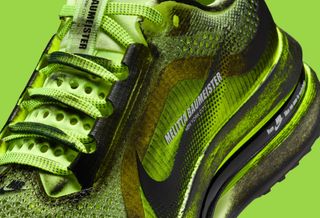 Melitta Baumeister's "Volt"-colored Nike Pegasus Premium.