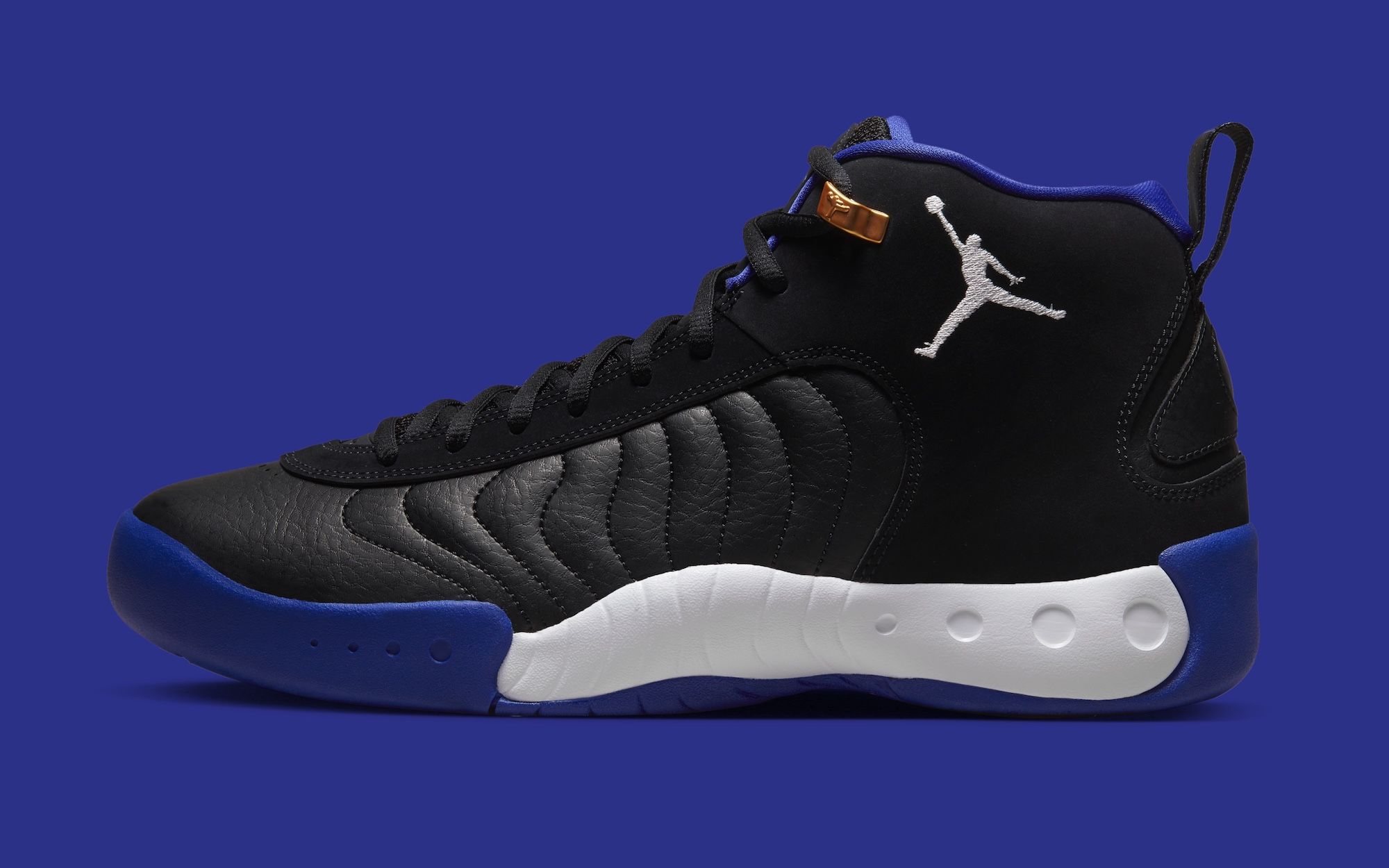 jordan jumpman pro blue and black