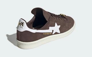 bape Detailed adidas campus 80s brown if3379 release date 3