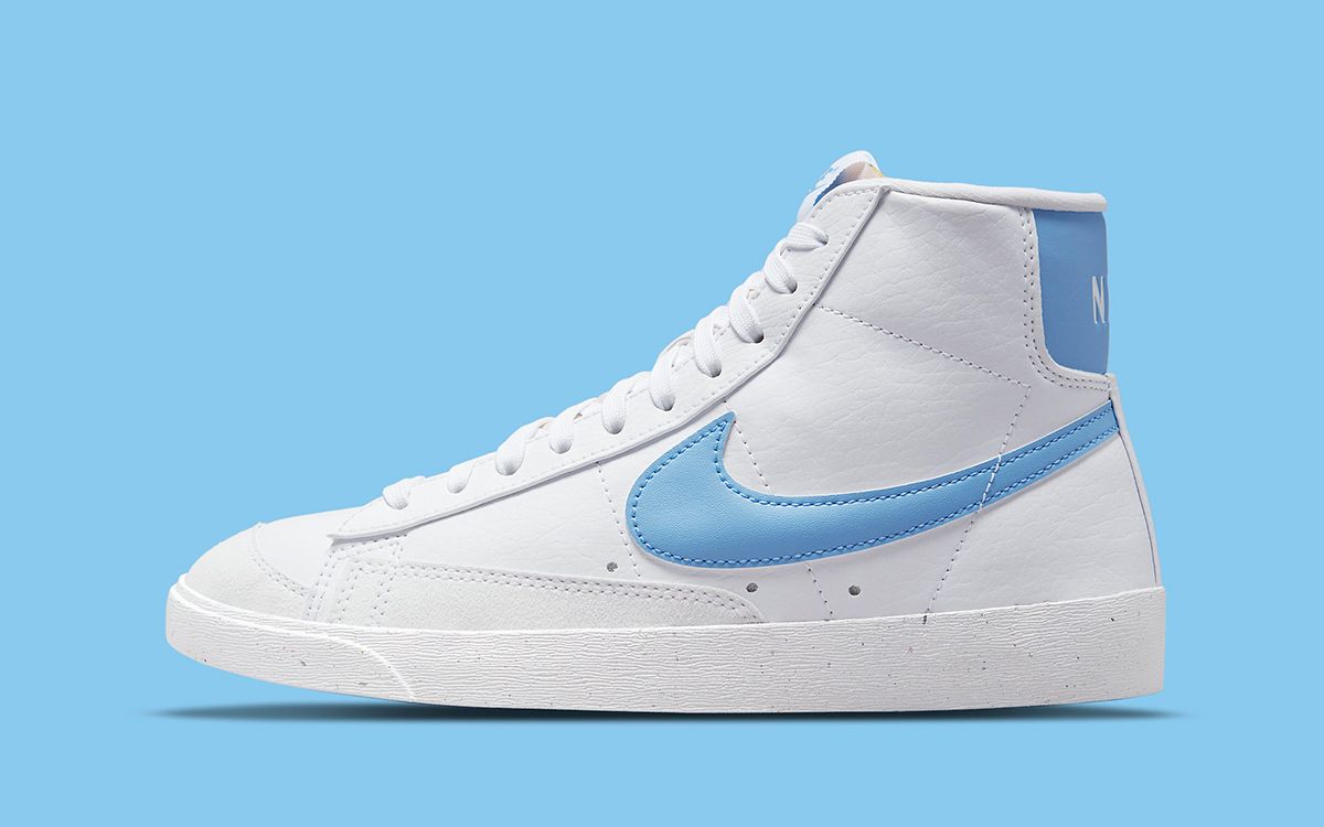 nike blazer blue swoosh