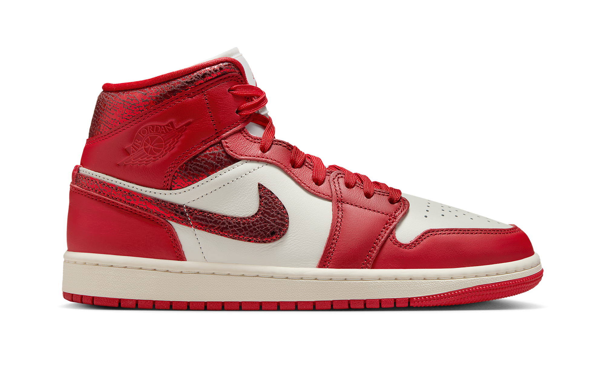 靴 Nike Air Jordan 1 Mid \"Team Red\" Air Jordan 1 Mid Team Red - Aug 2022 - DQ8426-615
