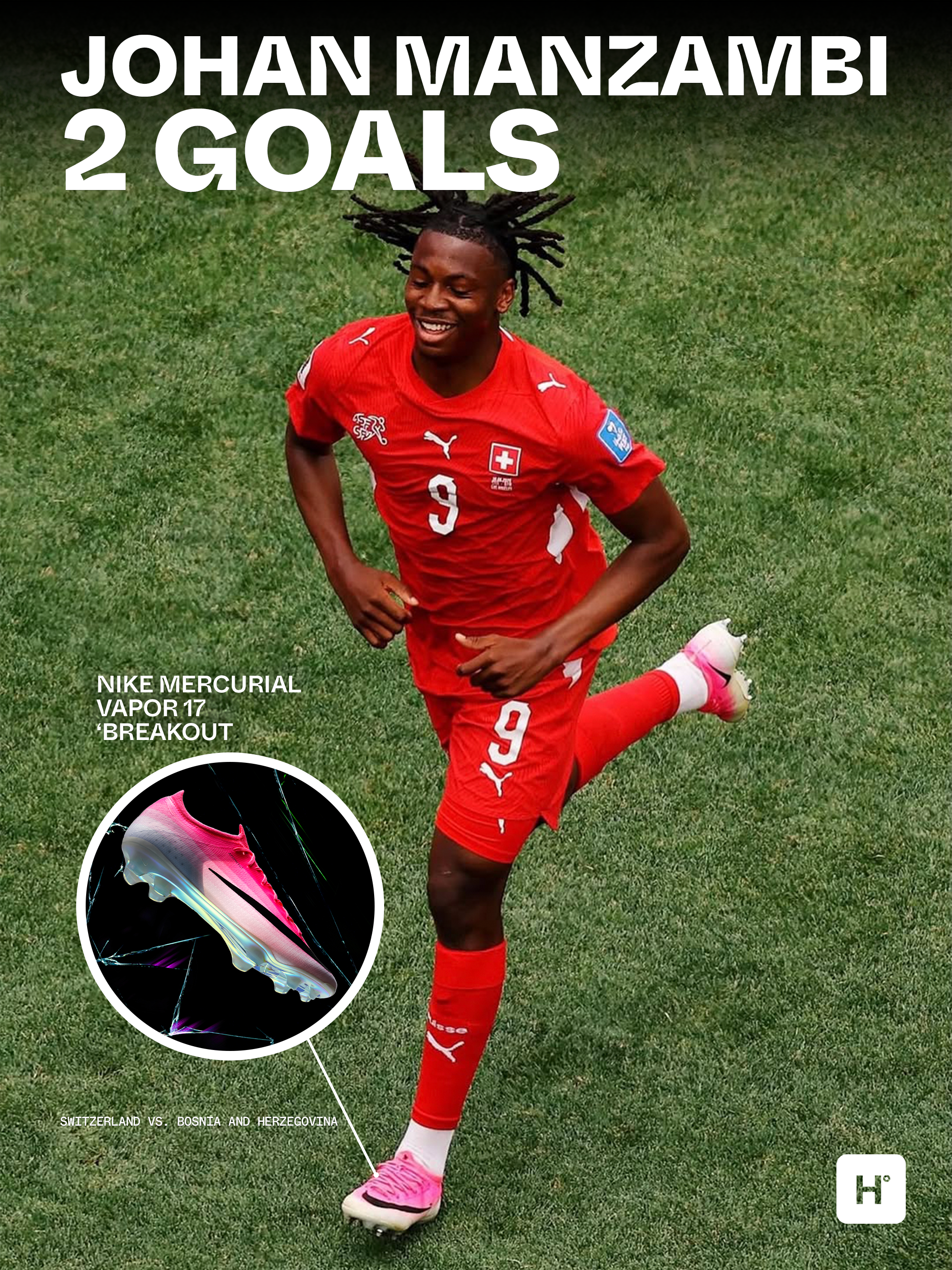 Johan Manzambi at the 2026 World Cup™. Photo via Proficient Youth Development Football Parent Education.