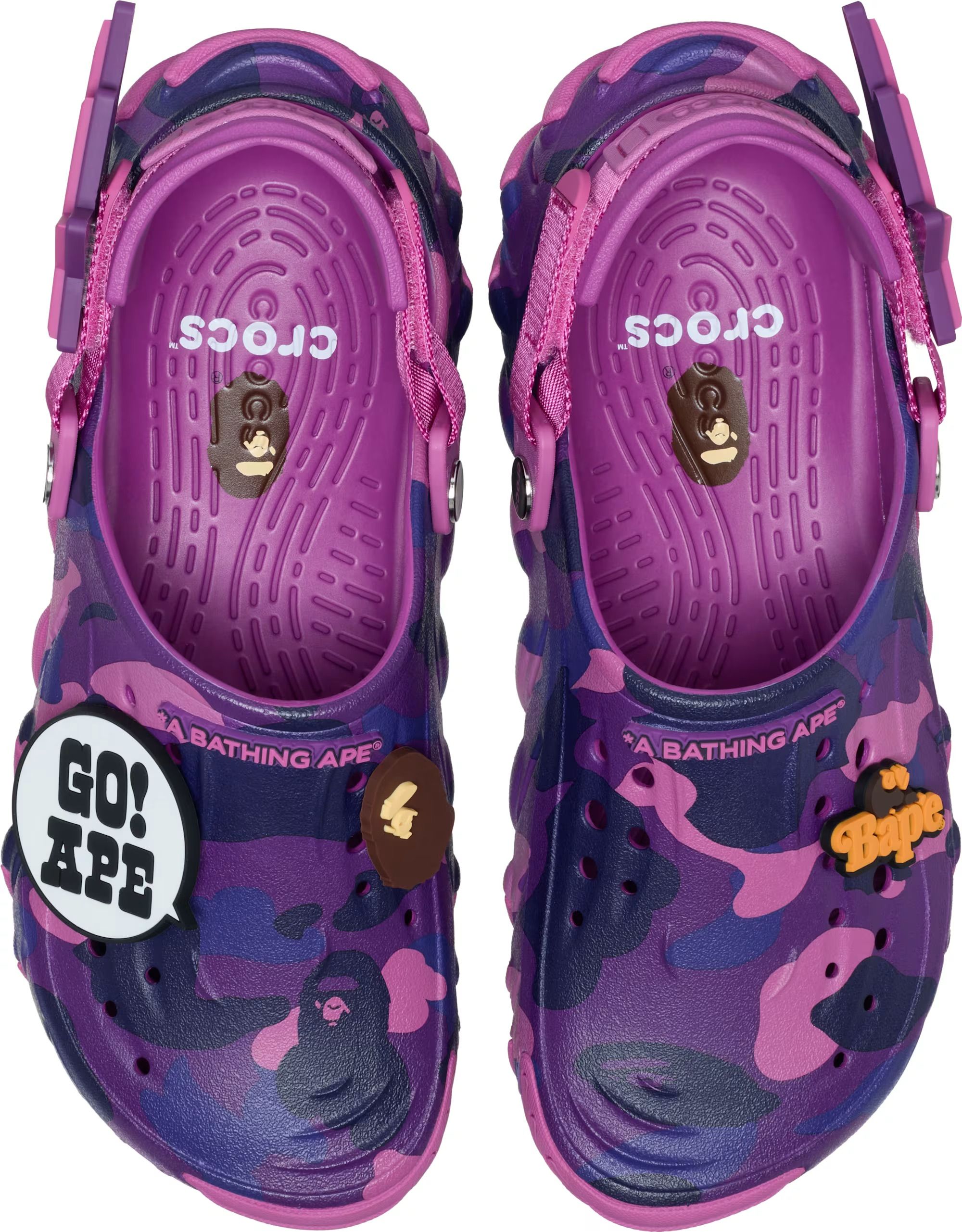 BAPE®︎ Presents a Camo-Covered Crocs Echo Clog Trio | House of Heat°