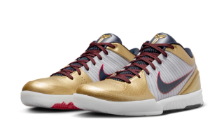 Official Images // Nike Kobe 4 "Gold Medal" (2024)