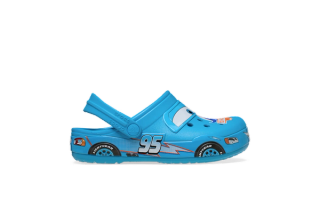 Disney & Pixar's Cars x Crocs Classic Clog "Lightning McQueen" (Dinoco) collaboration.