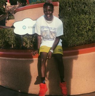 lil yachty nike air yeezy 2 red october