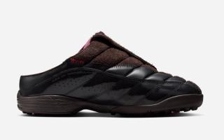 Kids Of Immigrants x Nike T90 Mule "Black/Brown" (SKU: IH4422-201). Photo via Nike.