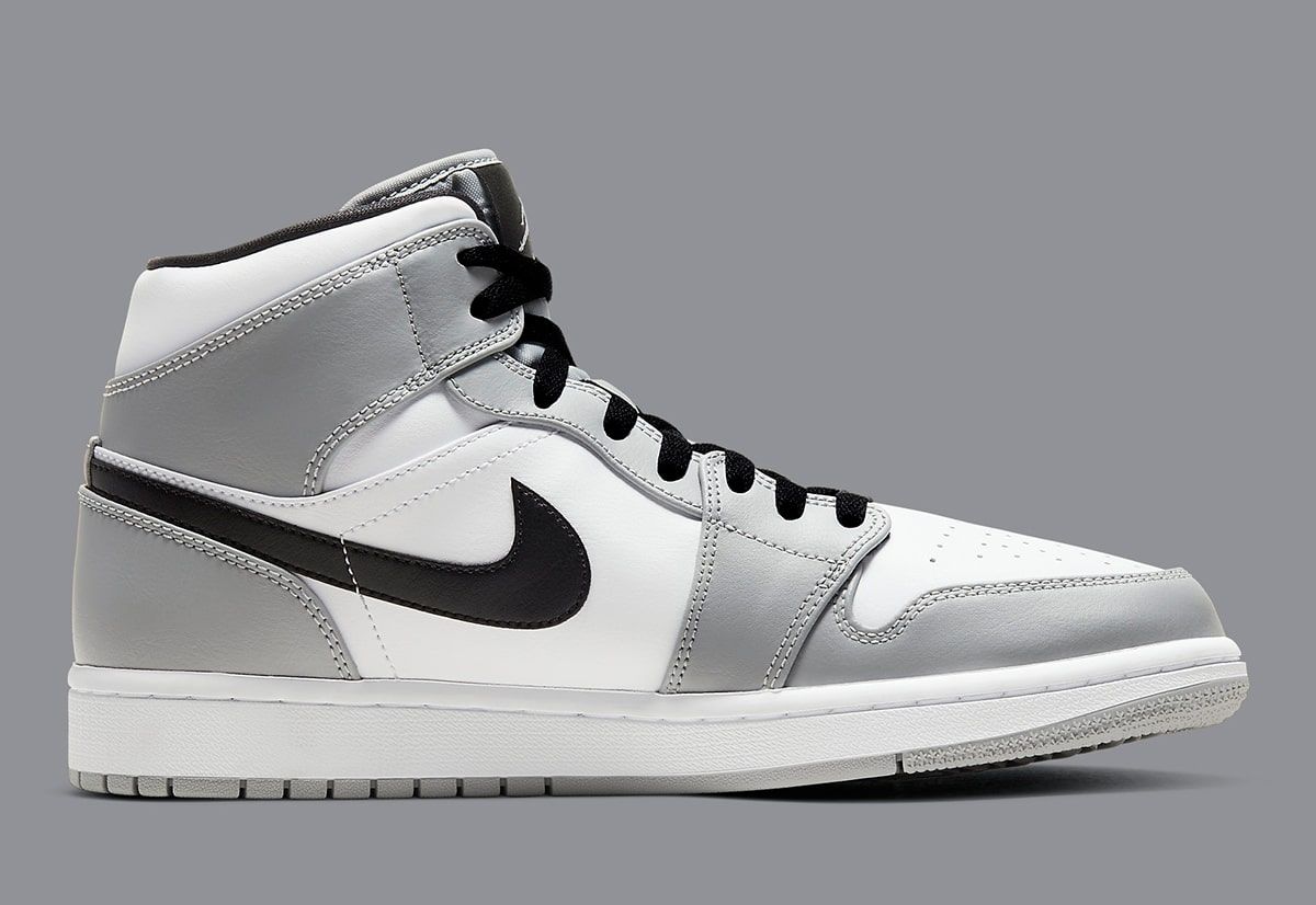 Jordan 1 Mid Light Smoke Grey for Women