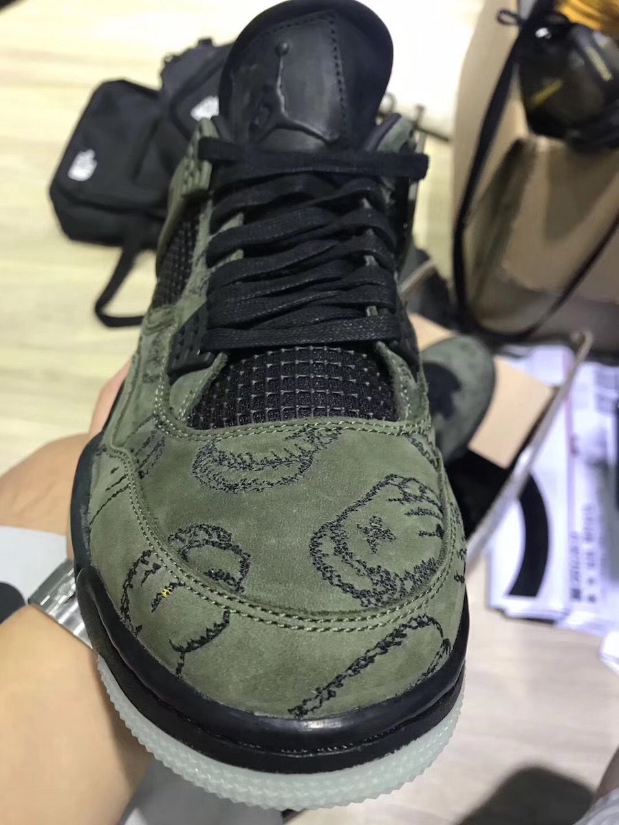 Green jordan sale 4 kaws