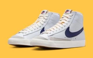 The Nike Blazer Mid Features Washed Denim Panels
