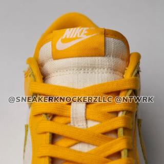 nike dunk low canvas yellow gum 9