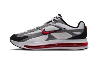 Men's Nike Air Max Metro "White/Black/University Red" (SKU: IW4935-103).