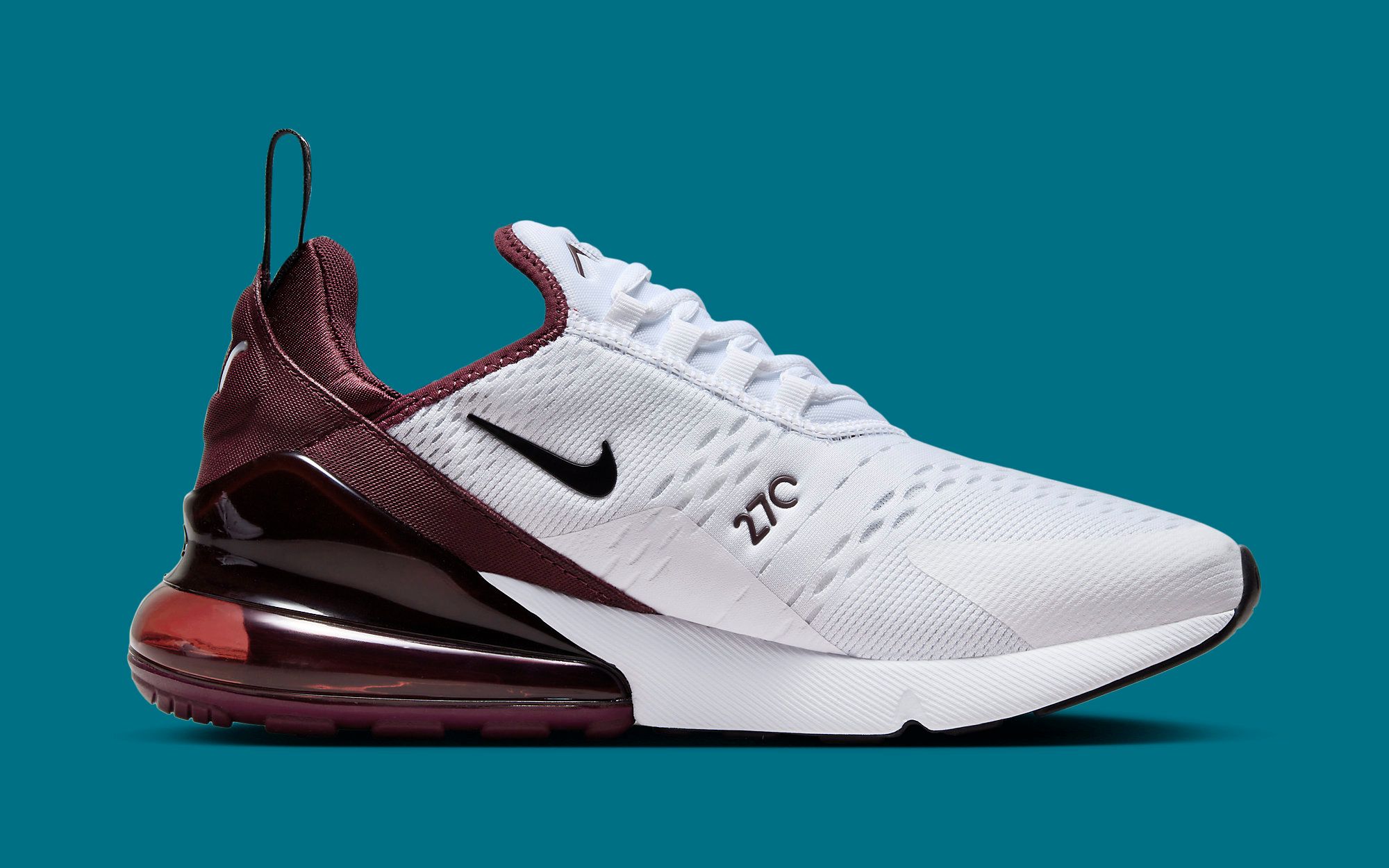 Nike women's air hot sale max 270 burgundy