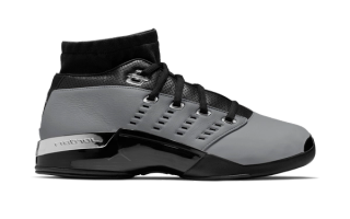 Speculative mock-up of the Air Jordan 17 Low "Black Pack" retro.