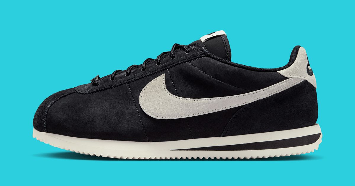 Nike Cover the Classic Black/White Cortez in Nubuck and Suede 