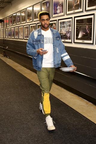 D'Angelo Russell // OFF-WHITE x Nike Blazer