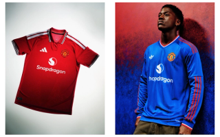 Manchester United 26/27 Home & Away Jerseys. Photos via adidas, Manchester United.