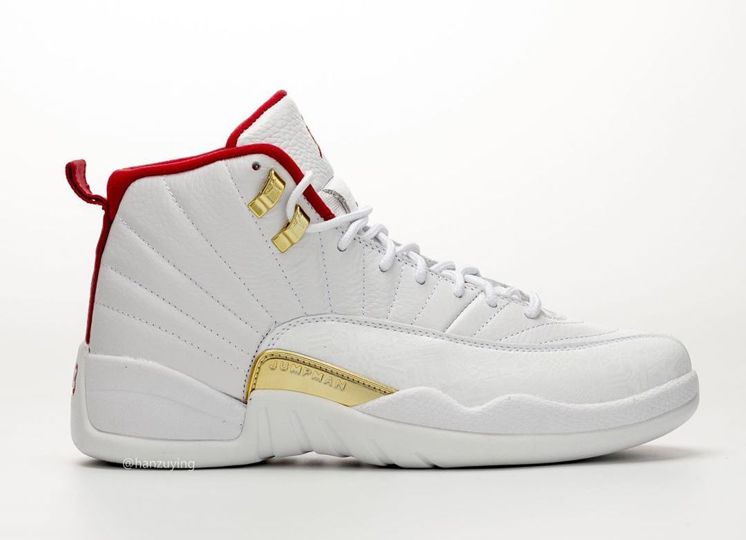 White red hotsell gold jordans