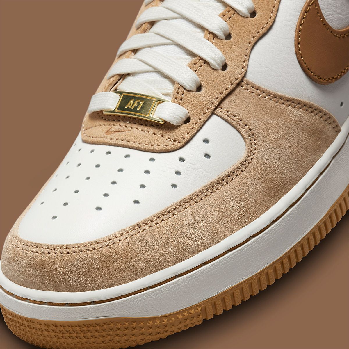 Nike air force hot sale 1 vachetta tan low