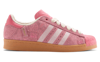 "Old Rose" adidas Superstar by MENACE. Photos via adidas Originals.