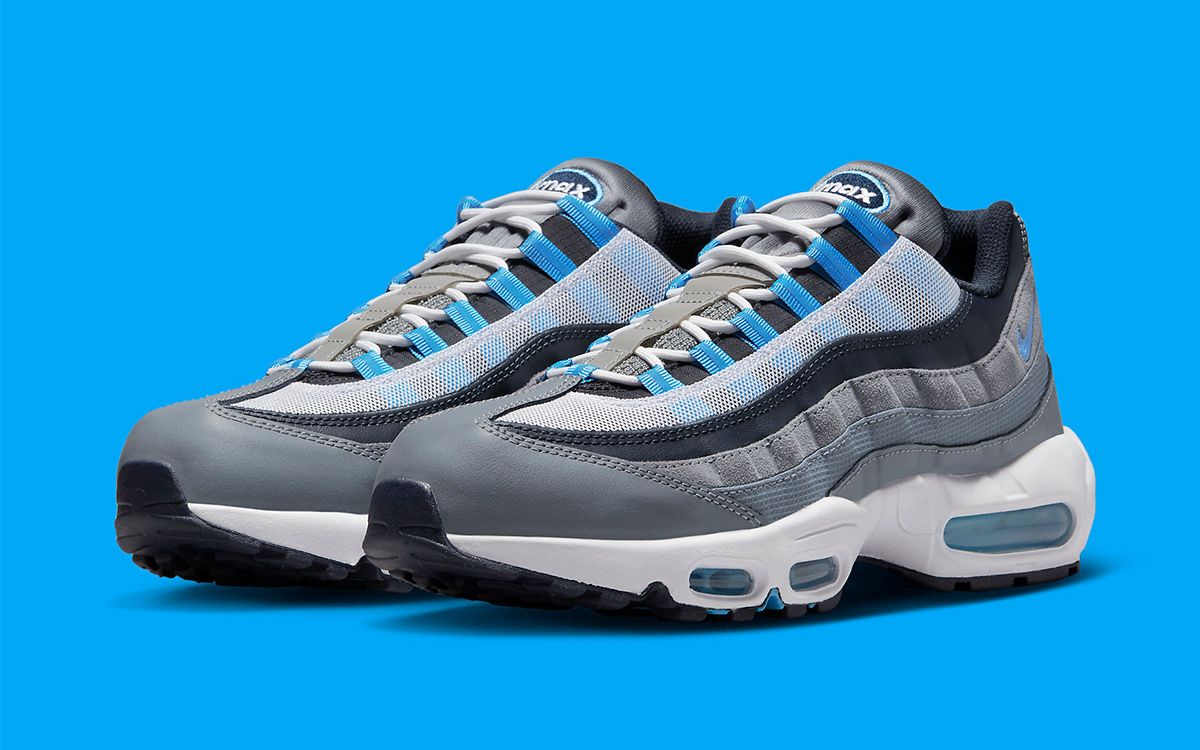 The Nike Air Max 95 Appears in Cool Grey and University Blue