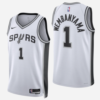 Victor Wembanyama San Antonio Spurs Association Edition Men's Nike Dri-FIT NBA Swingman Jersey (SKU: DN2094-104). MSRP $125.
