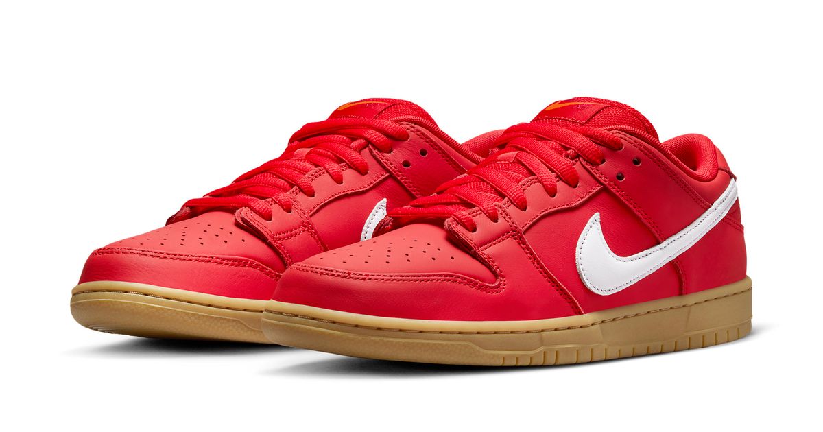 Official Images // Nike SB Dunk Low “Red Gum” | House of Heat°