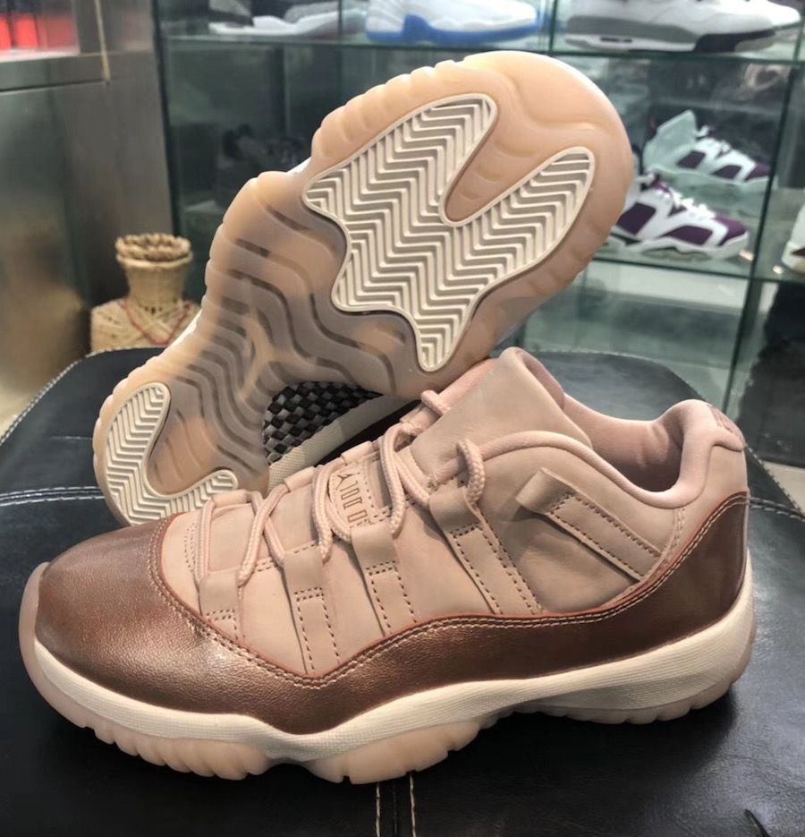 Official images Air Jordan 11 Low Rose Gold House of Heat