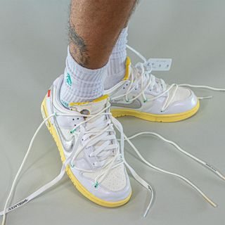 The Cellar Boutique - Brand New Nike Off White Dunk Low Michigan