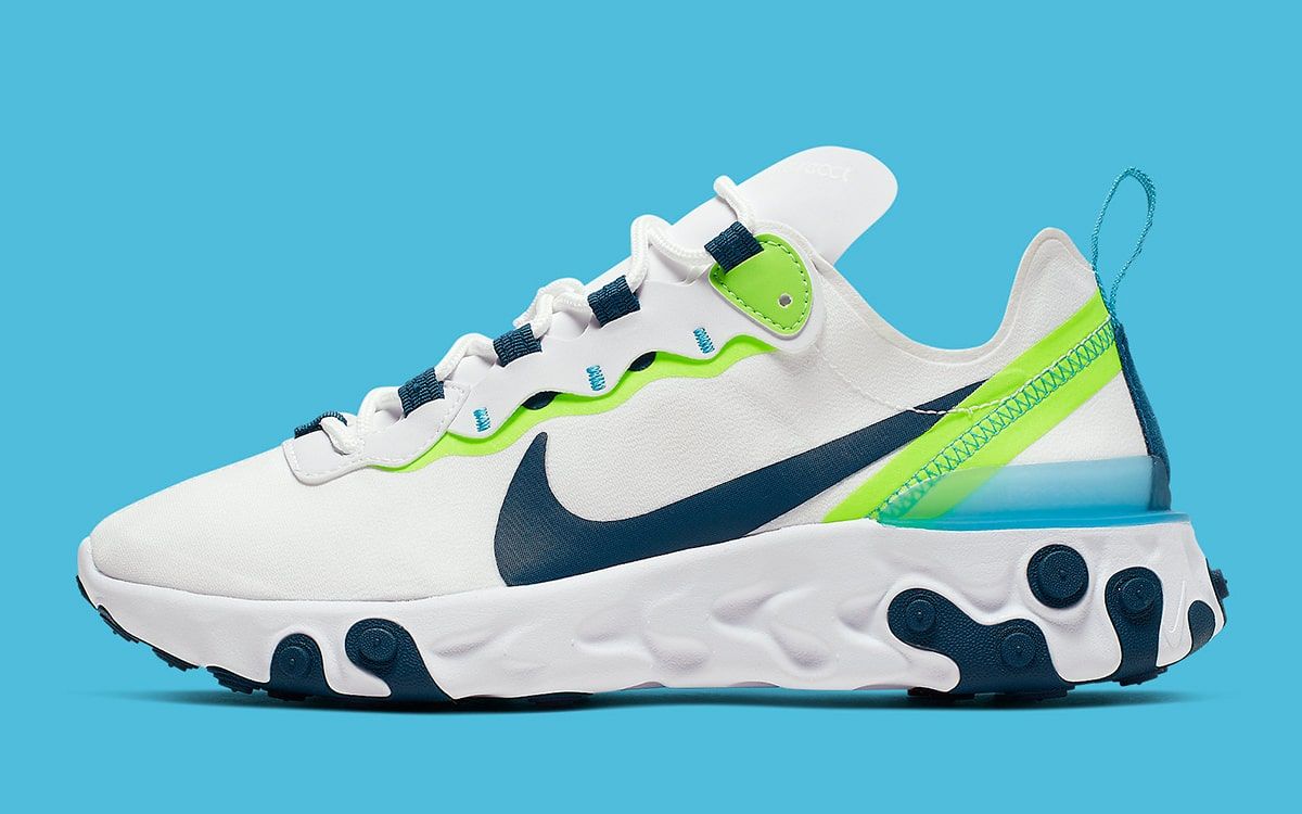 Nike react element 55 femme blanc best sale