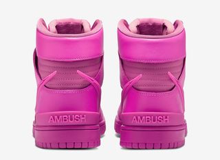Ambush x flex Nike Dunk High Lethal Pink CU7544 600 4