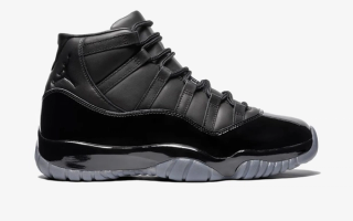 COMME des GARÇONS x Air Jordan 11 "Black" sneaker collaboration.