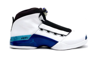 Original Air Jordan 17 "College Blue" (2002). Photo by StockX.