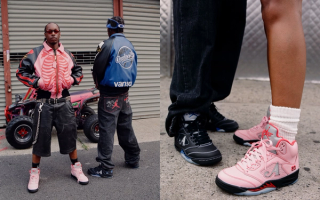 Bloody Osiris & A$AP TyY for AWAKE NY's Air Jordan 5 collaboration collection.