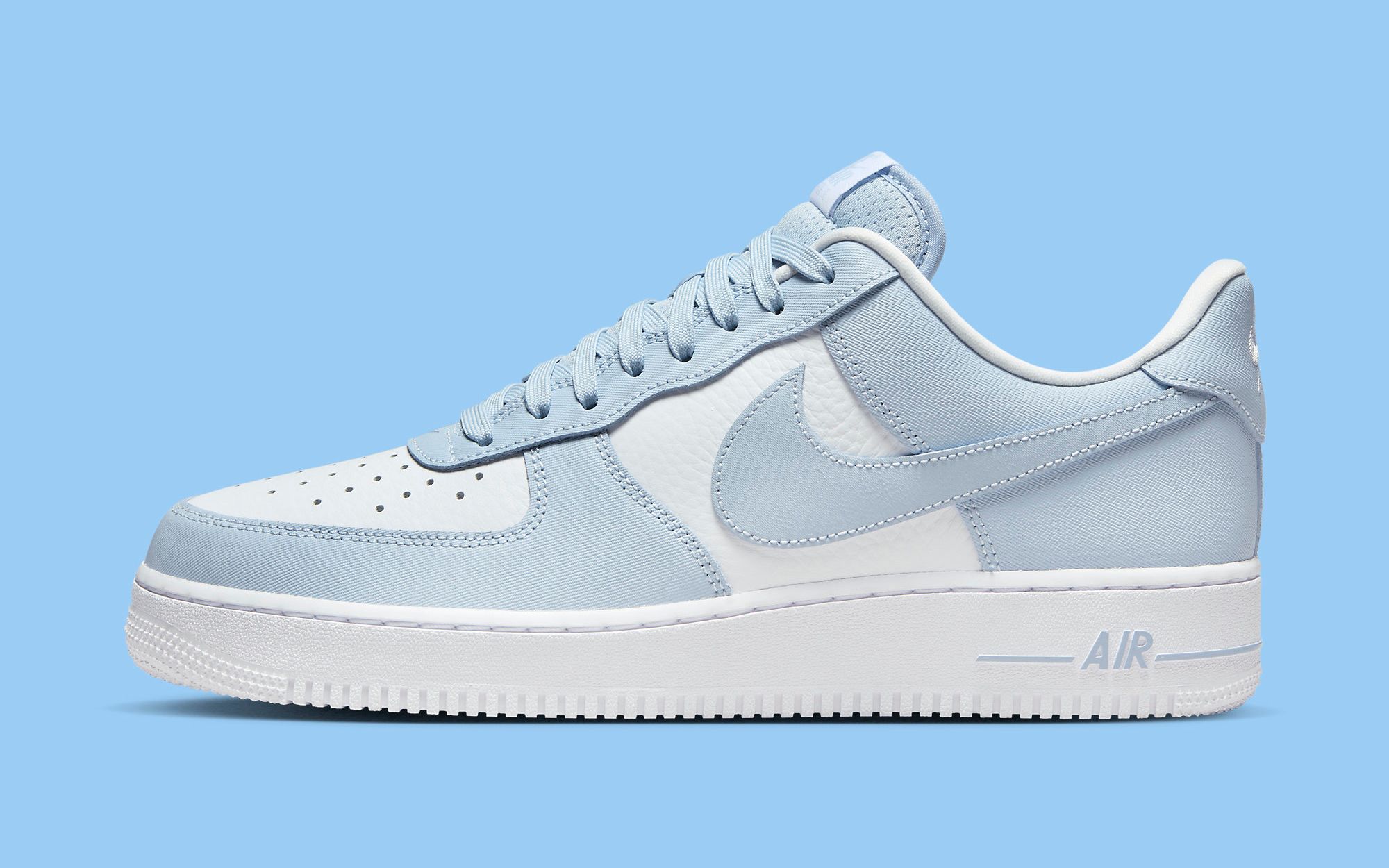 Nike air force hot sale 1 canvas blue