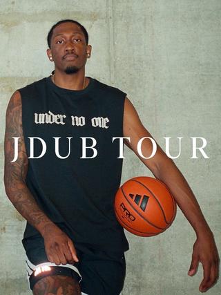 Oklahoma City Thunder Jalen "J-Dub" Williams in adidas Basketball gear, promoting "J DUB TOUR" in Asia (August 2026).