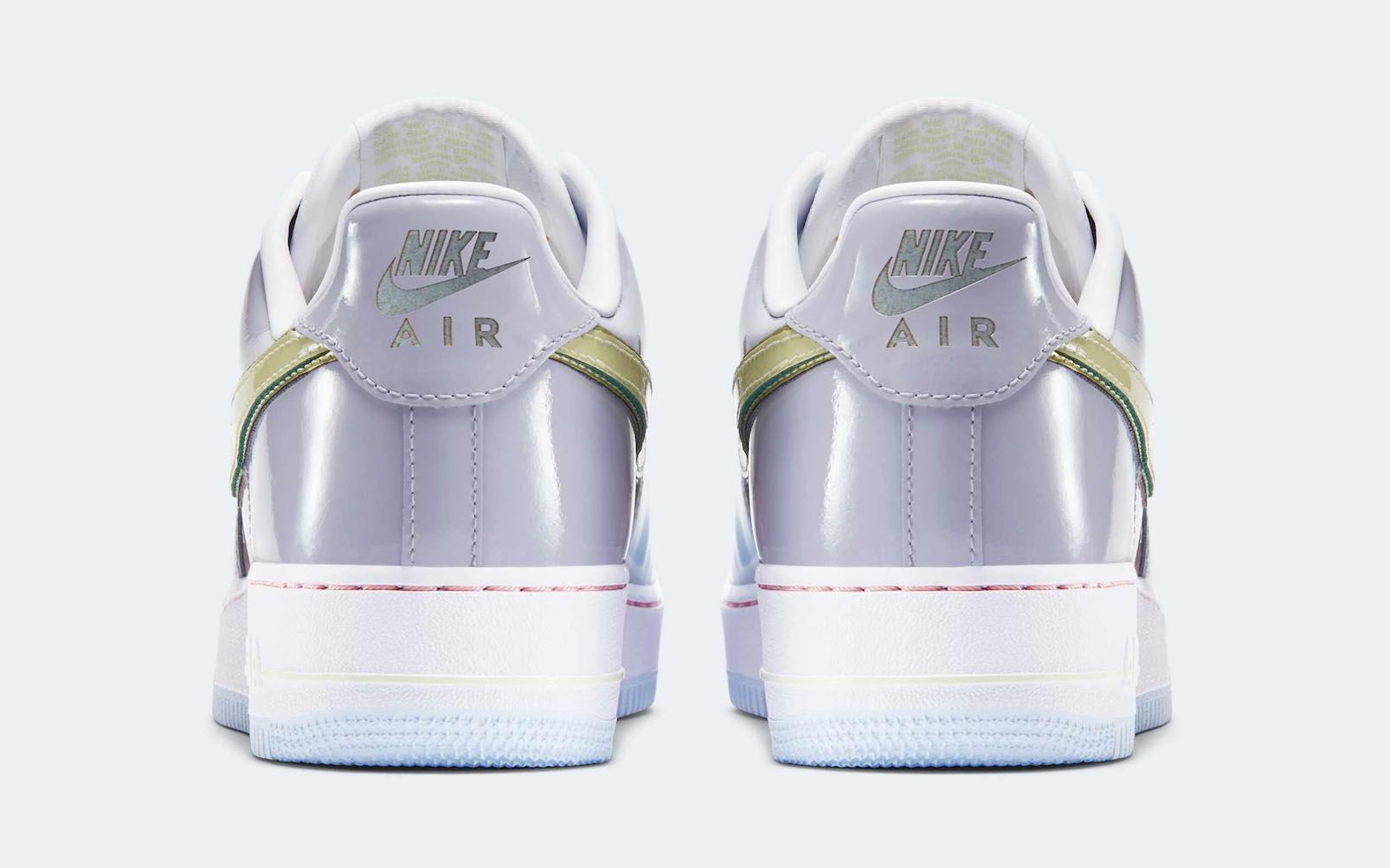 Nike Air Force 1 Low "Easter" (Patent Leather, SKU: 845053-500). Photo via Nike.