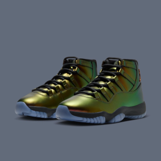 Women's Air Jordan 11 "Magic Ball" (Space Jam; SKU: IZ1800-200). Photo via Nike.