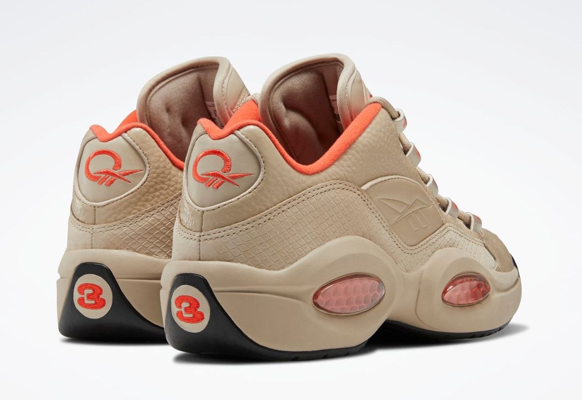 Reebok question low clearance marron