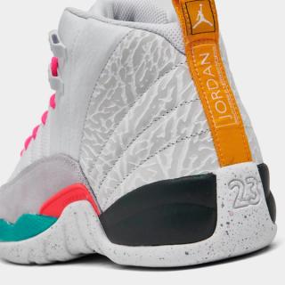 Kids-Exclusive Air Elephant jordan 12 “White/Multi-Color” Releases February 22
