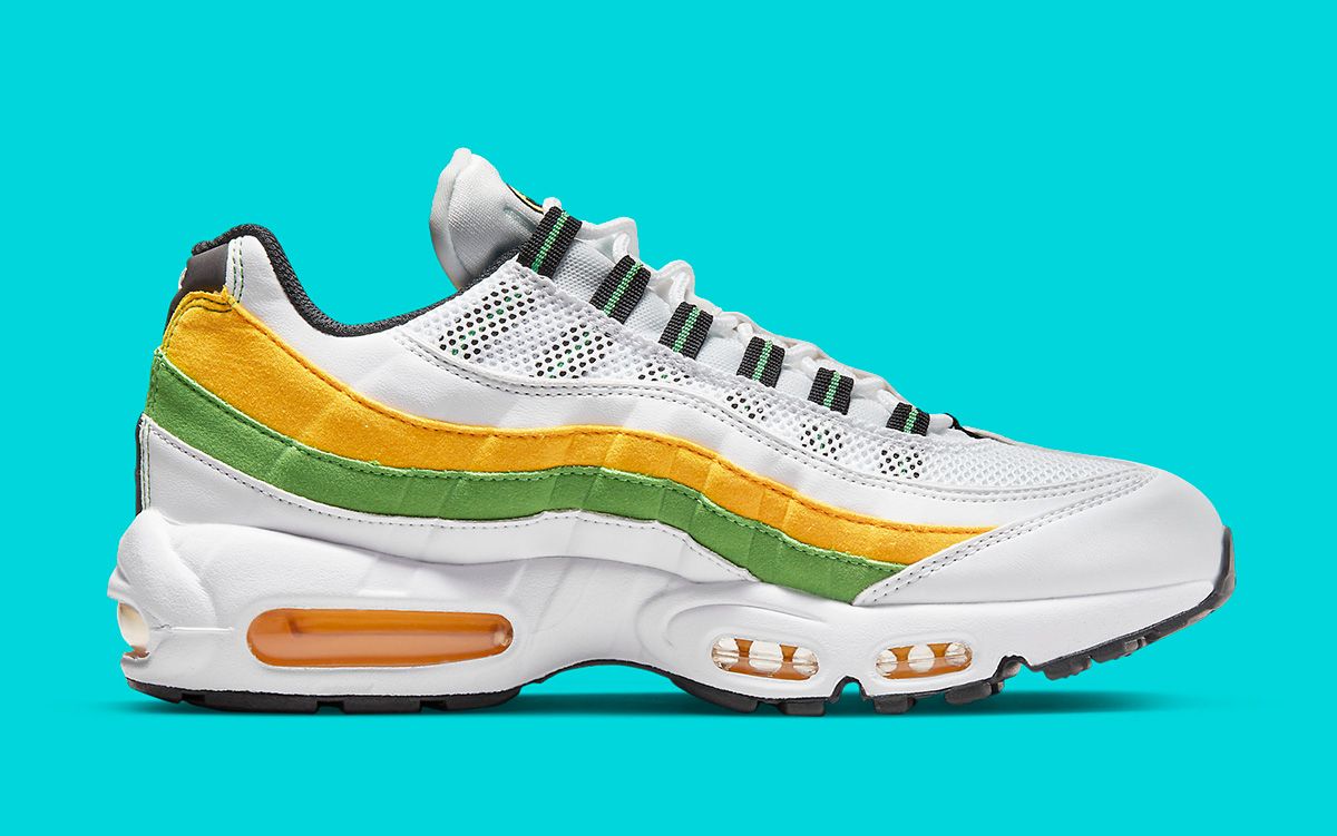 air max 95 blue green apple