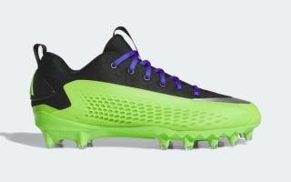 Adidas Anthony Edwards 1 Football Cleat (Slime Green)