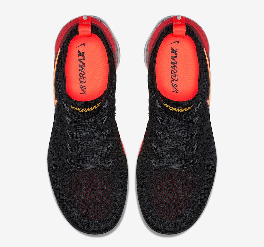 Vapormax black laser clearance orange