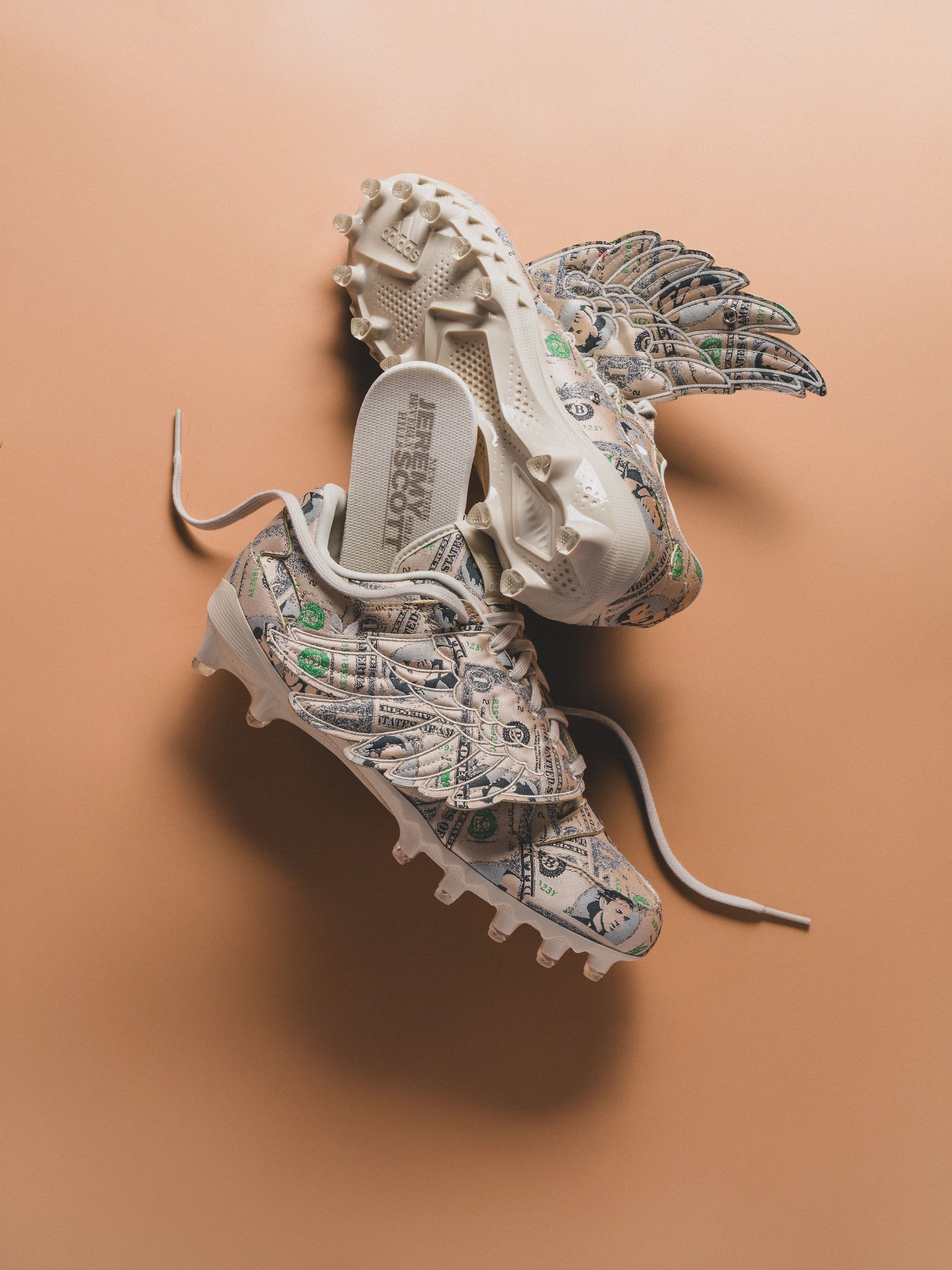 Jeremy Scott x adidas Forum Low “Money” U.S. Football  Cleats