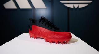Adidas Anthony Edwards 1 Football Cleat (Pure Ruby)