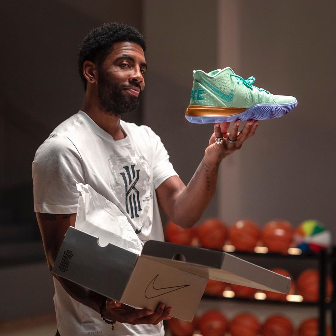 Where to Buy the Entire 5 Piece SpongeBob x Nike Kyrie 5 Collection House of Heat