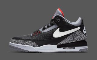 Air Jordan 3 Tinker to Arrive in “Black Cement” for 2019